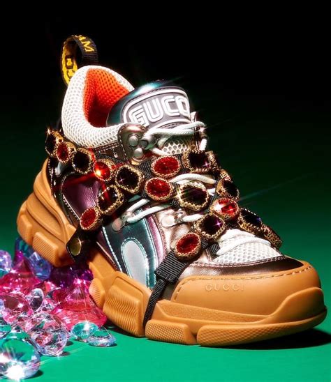 gucci chain heels|gucci jeweled sneakers price.